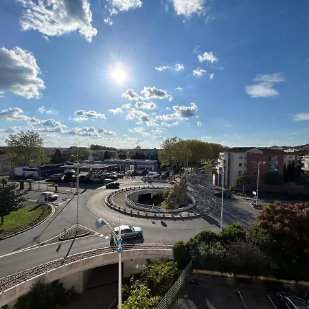 T4 - 5min Airbus - 10min Aeroport - Parking Apartment